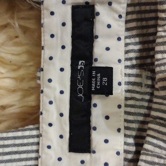 Joe's Jeans Seersucker Bermuda Shorts Size 28 - Picture 2 of 5